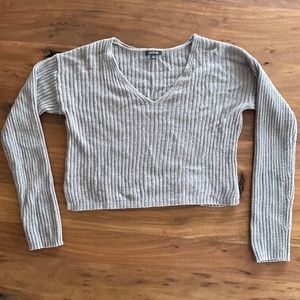 Wild Fable cropped ribbed sweater